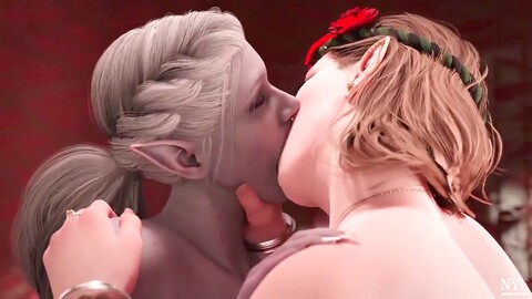 Une saucisse de la taille d'un gros igname détruit le vagin de la Reine des Elfes.