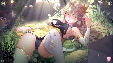 La ragazza bionda cenere prova intense orgasmi nell'episodio uno di 'Il Segreto dei Yokai'.