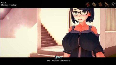 Déesse de Dieu dans une aventure hentai animée en 3D