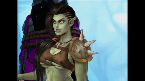 Asombrosa she-orco en una historia épica de Misskitty2k