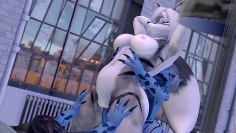 Sassy cougar viene inseminata nelle lezioni di obbedienza