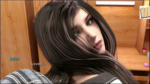 Bella dai capelli scuri con un grande sedere in azione hentai non censurata