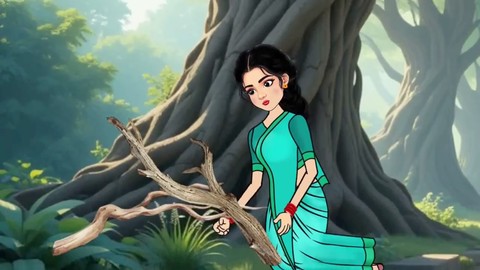 Rekha and Jagan get wild in this Hindi cartoon fantasy adventure