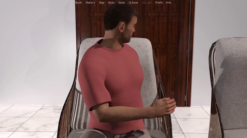 Novela visual adulta animada en 3D con un esposo engañador y su atractiva esposa casada